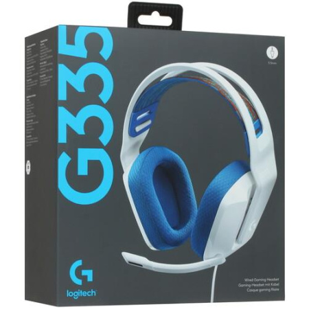 Проводные наушники Logitech G335 белый
