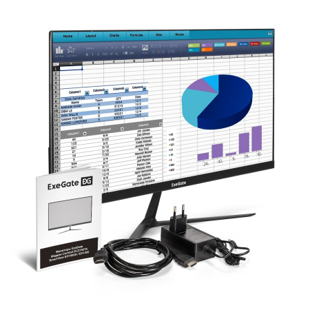 Монитор ExeGate EH1500 SmartView черный (EX297309RUS)
