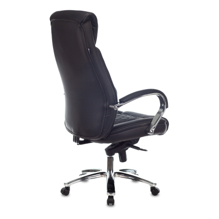 Кресло Бюрократ T-9924SL/Black кожа черный