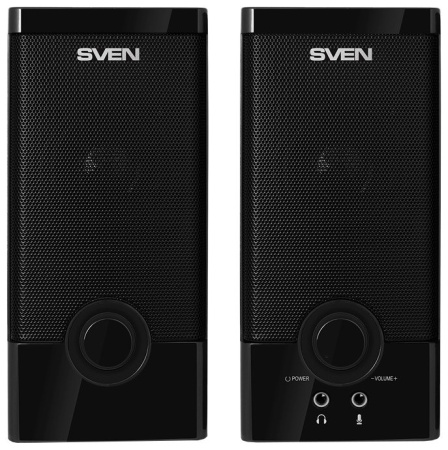 Колонки Sven SPS-603 2.0 черный 6Вт