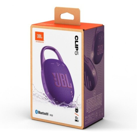 Портативная акустика JBL Clip 5 фиолет
