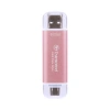 SSD Transcend TS512GESD310P, 512ГБ, розовый