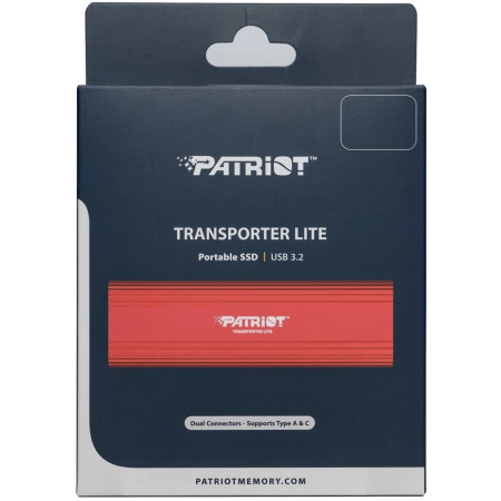 Внешний SSD Patriot PTPL2TBPEC, 2ТБ, красный