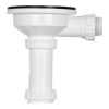 Кухонная мойка Wisent WS36050B Black с сифоном