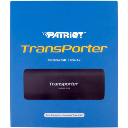 Внешний SSD Patriot PTP4TBPEC, 4ТБ, черный