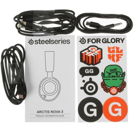 Проводные наушники SteelSeries Arctis Nova 3 черный