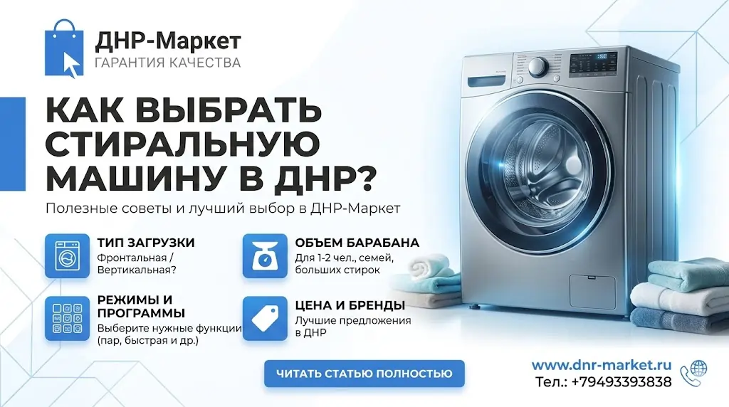 Стиральные машины в ДНР (Донецке)
